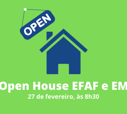 Open House do EFAF e EM será neste sábado, 27, a partir das 8h30