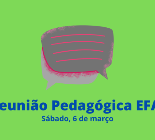 Famílias do EFAI estão convidadas para Reunião Pedagógica no sábado, 6