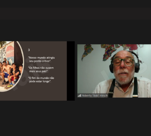 Comunidade escolar recebe professor Bob Hirsch para duas conversas promovidas pelo NAP