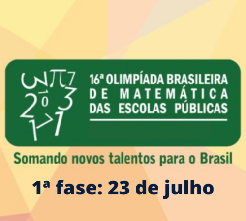 Primeira fase da OBMEP acontece nesta sexta, 23 de julho