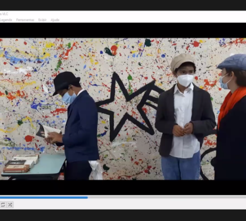 Alunos mesclam produções ao vivo e gravadas em primeiro English Fest totalmente on-line