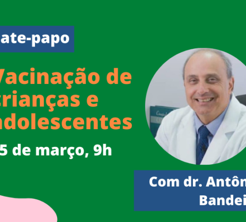 Anglo promove bate-papo sobre vacinação no sábado, 05/03, com infectologista Antônio Bandeira