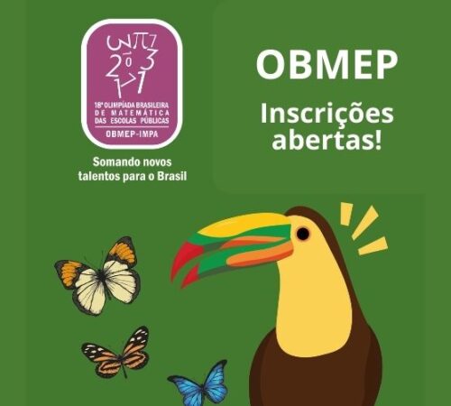 Alunos do 6º EFAF ao 3º EM podem se inscrever na OBMEP até dia 14