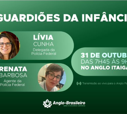 Anglo-Brasileiro promove bate-papo sobre prevenção à violência online com a Polícia Federal