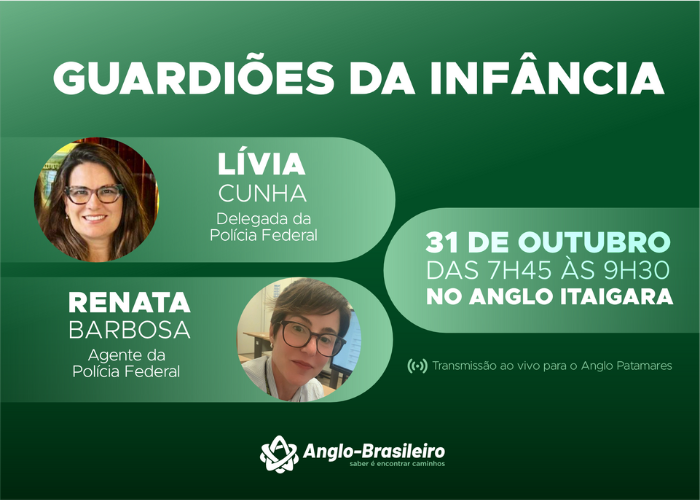 Anglo-Brasileiro promove bate-papo sobre prevenção à violência online com a Polícia Federal